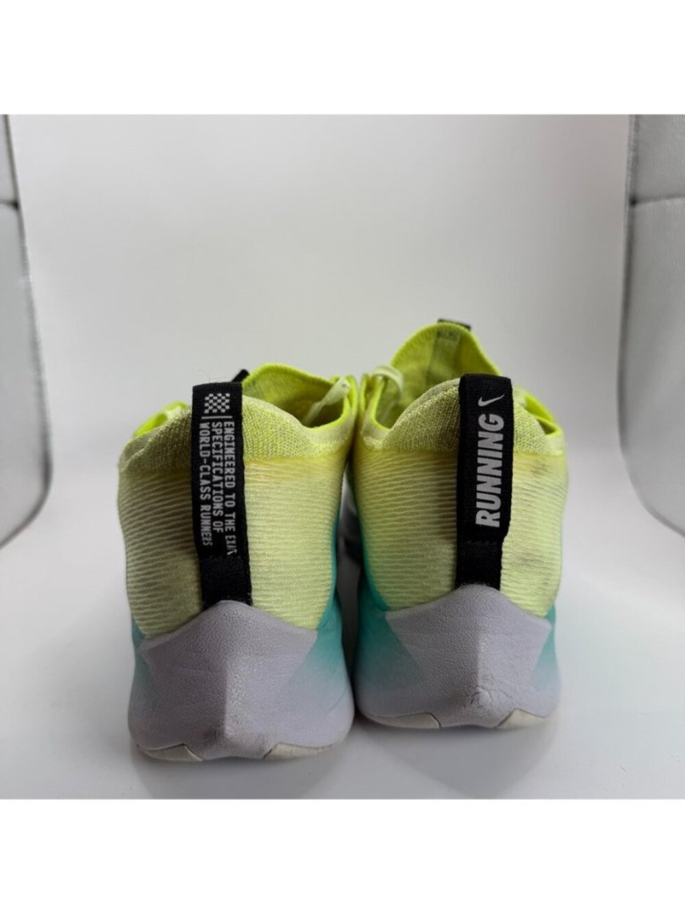 Nike Zoom Fly 4 Barely Volt Dynamic Shoes Women Size 9 Turquoise Running Cushion - Picture 6 of 12